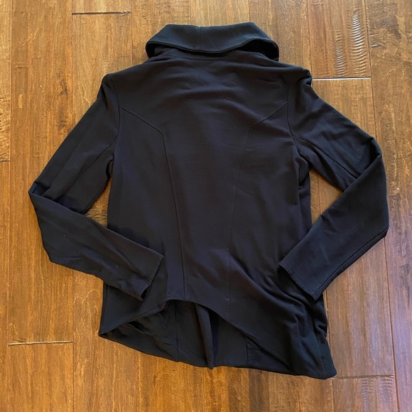 Helmut Lang Black Asymmetric Jacket Sz Small - Picture 4 of 12